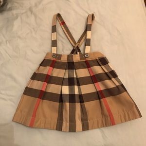SOLD !!! Baby girl Burberry overall skirt